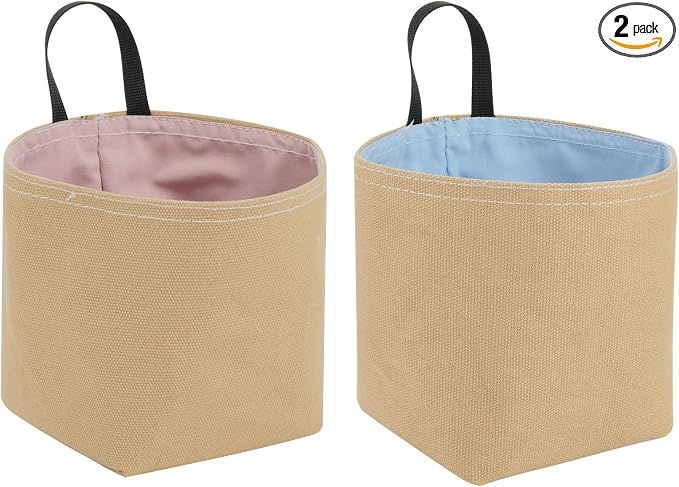 CM Mini Hanging Basket, Small Storage Bag Decor Bin by CheetahTALK