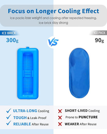 Insulin Vial Cooler Travel Case TSA Approved, 300g Reusable Ice Brick Insulin - Image 2