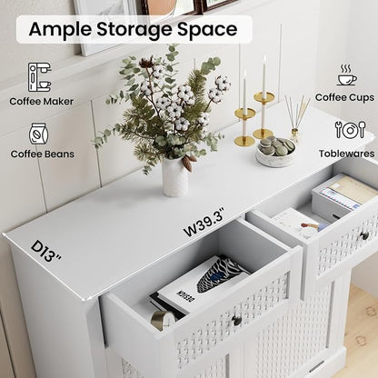 Double Tilt Out Laundry Hamper Cabinet, 10 Gallon Laundry Cabinet - Image 4