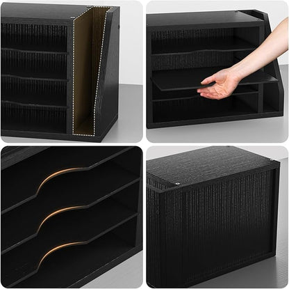 Wooden Mail Organizer, Desk Organizer - Image 4