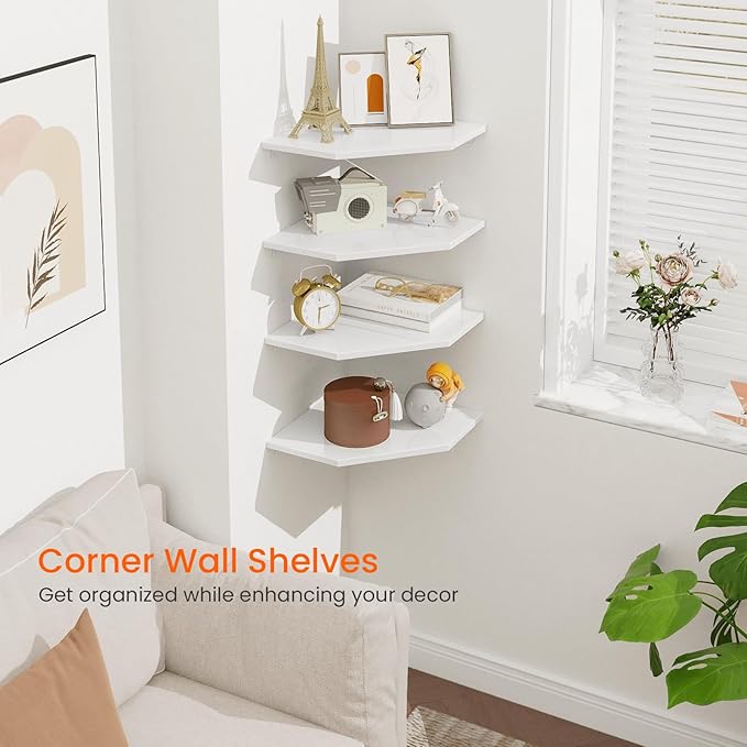 Corner Wall Shelf, Corner Shelf Floating - Image 4