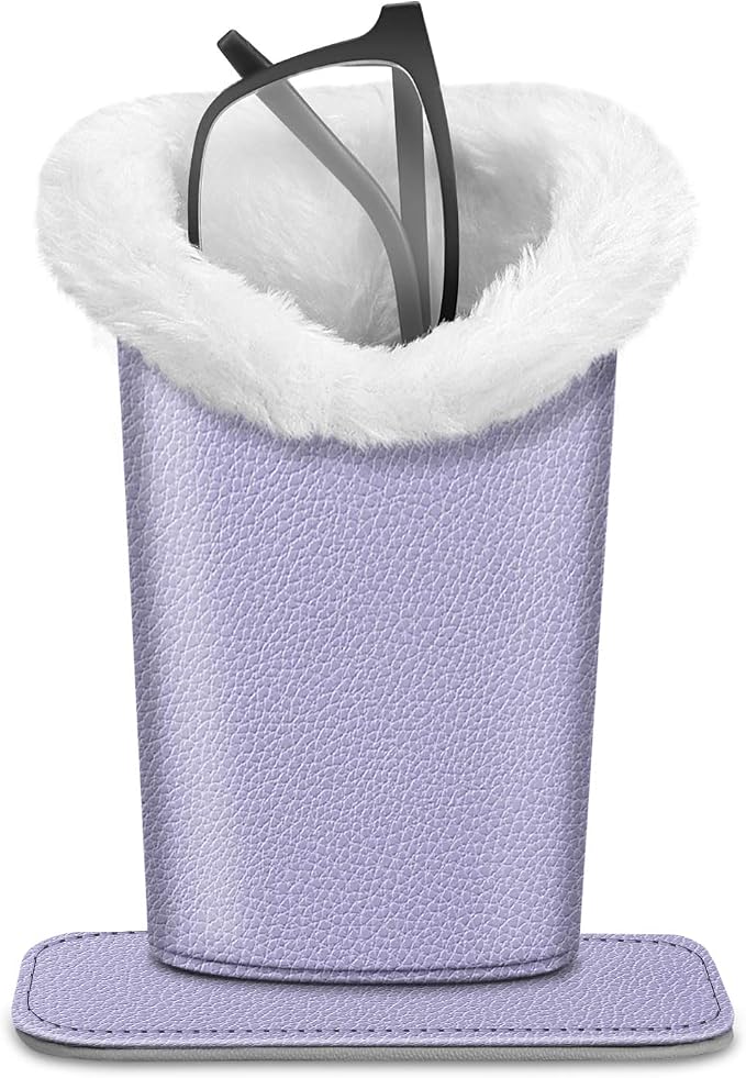 Fintie Plush Lined Eyeglasses Holder, Glasses Stand Case, Anti-scratch Glasses by Fintie