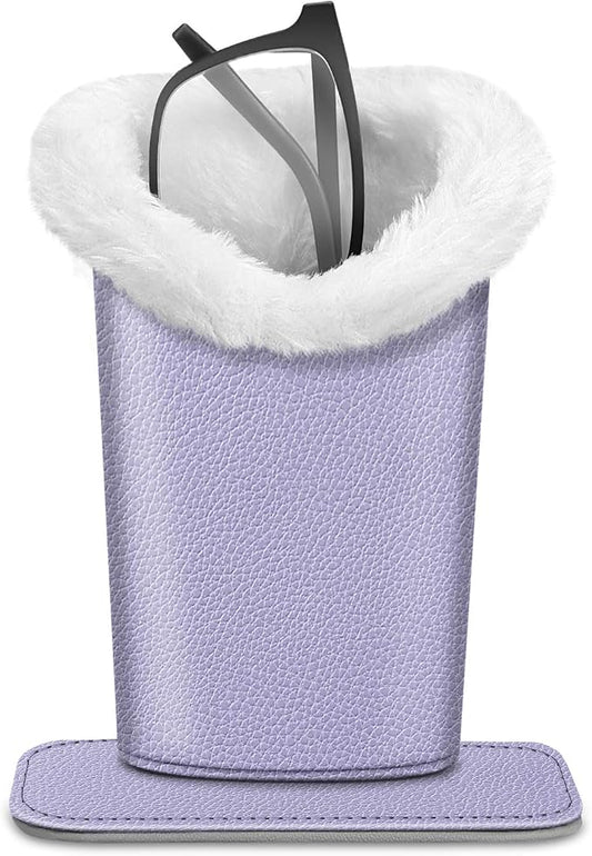 Fintie Plush Lined Eyeglasses Holder, Glasses Stand Case, Anti-scratch Glasses by Fintie