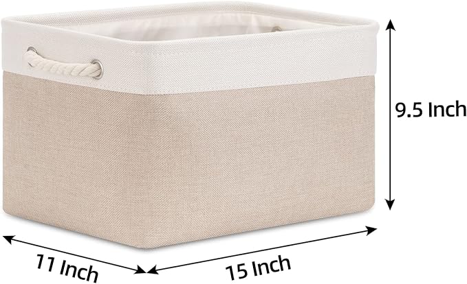 Bidtakay Large Fabric Baskets - Image 8