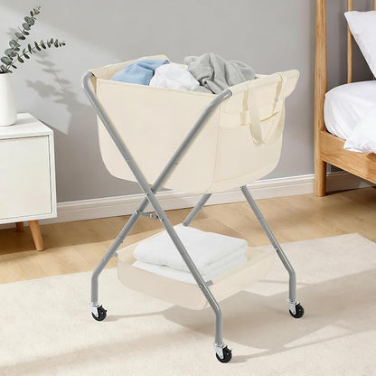 STORAGE MANIAC Collapsible Laundry Cart - Image 9
