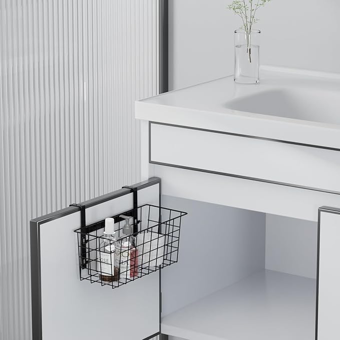MaraFansie Basket with Hook, Grid Storage Basket, Over the Cabinet Door - Image 4