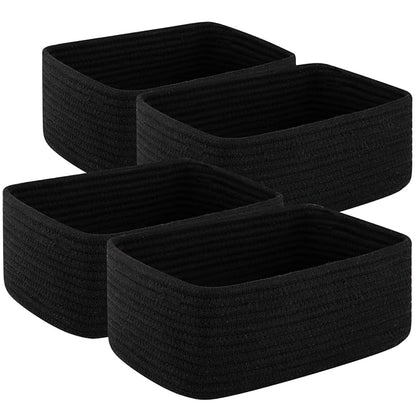 4 Pack Small Storage Shelf Baskets by OIASKET