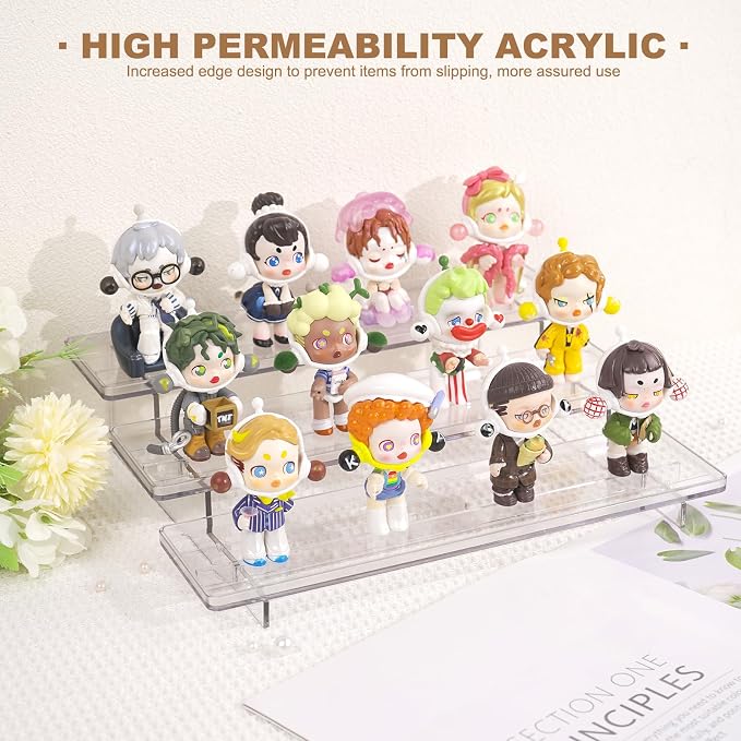 ULENDIS 2 Pack 3 Tier Acrylic Stands - Image 3