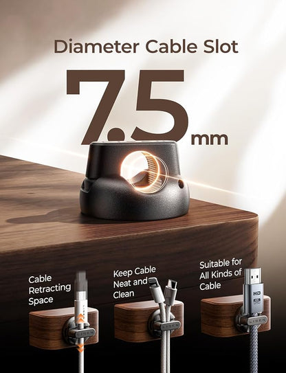 16-Pack Magnetic Cable Clips Cord Holder, LISEN Office Desk Organizers and - Image 5