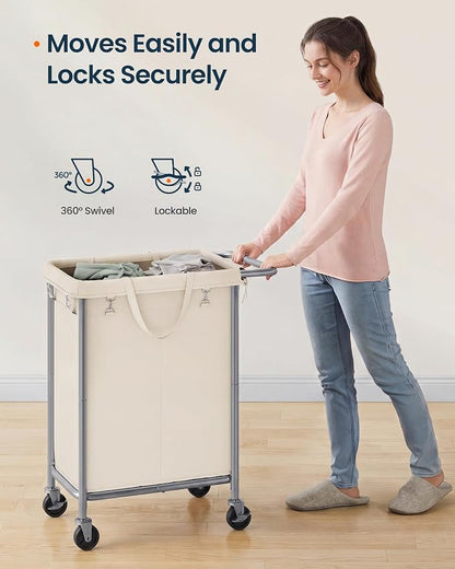 SONGMICS HOME Rolling Laundry Basket - Image 7