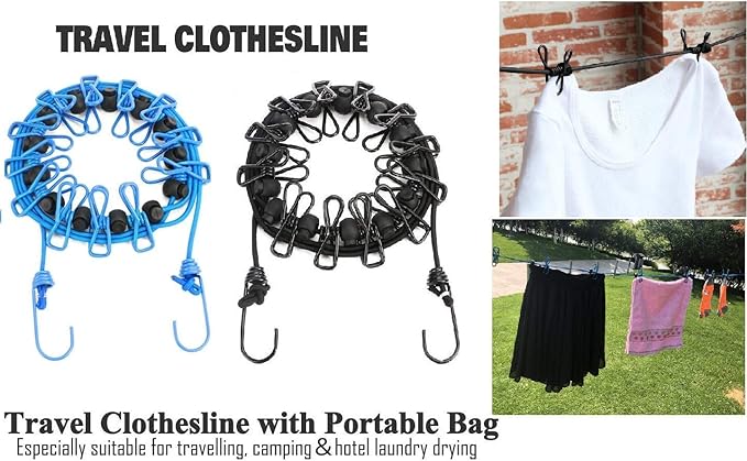 2 Pack Portable Clothesline - Image 3