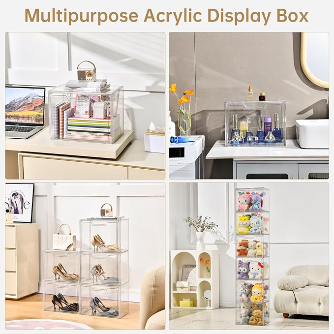 Purse Organizer for Closet, Purse Storage Box - Image 3