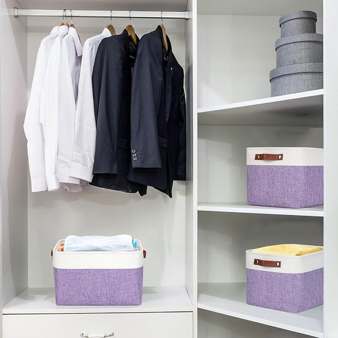 Storage Bins Large Fabric Storage Baskets - Image 2