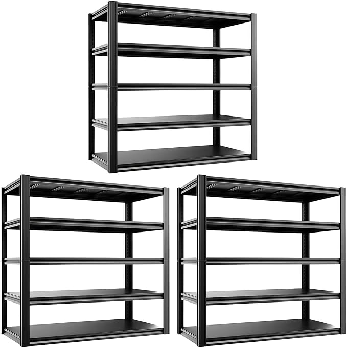 5-Tier 55" W x 24" D x 84" H Garage Shelving 5000LBS Storage Shelves Heavy Duty by LIJIUHOME