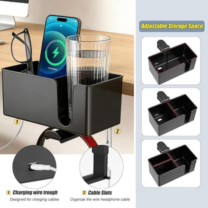MYITYARD 4 in 1 Desk Cup Holder Clamp, Detachable Clip On Drink Holder - Image 5