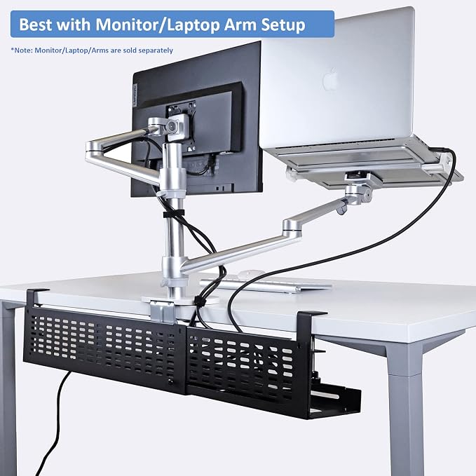 AEONS Under Desk Cable Management Tray Kit - Image 5