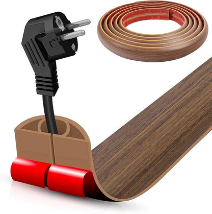 Floor Cord Cover Cable Cavity Self Adhesive Cord Hider Floor 10FT Floor Cable by DBHXXMB-HH