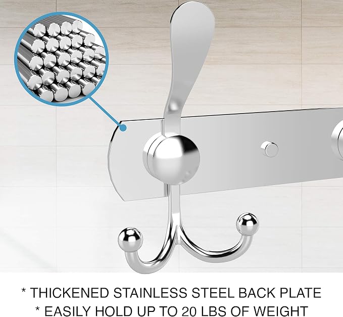 GlazieVault Coat Rack Wall Mount - Image 7