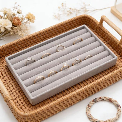 Velvet Jewelry Organizer Tray - Image 4