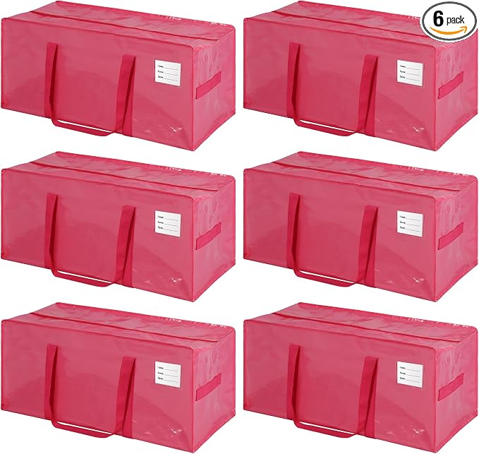 6 Pack Heavy Duty Extra Large Moving Bags by JCBZAMZ