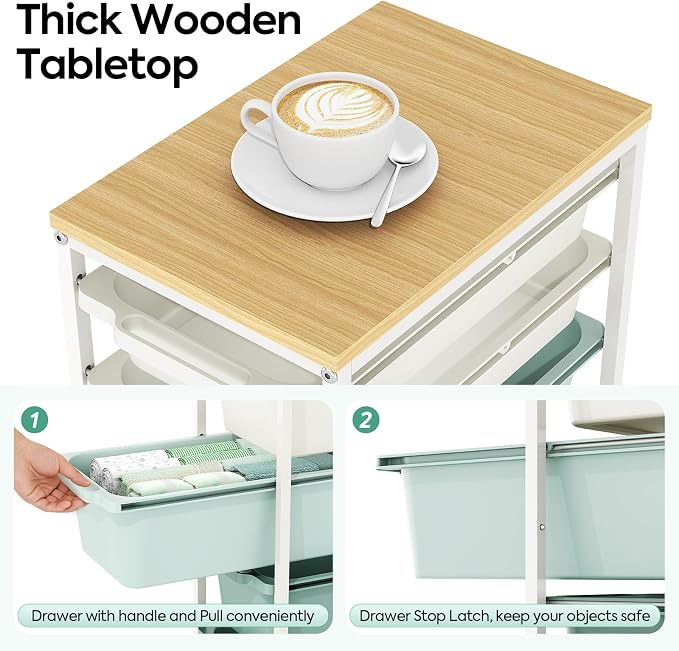 KINGBOARD Slim Rolling Cart - Image 4