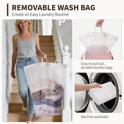 Goodpick 75L Rolling Laundry Basket - Image 2