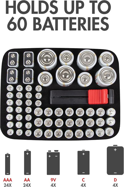 Tenergy Alkaline Batteries & Storage Case, 4xC Size, 4xD Size, 4x9V Size - Image 3