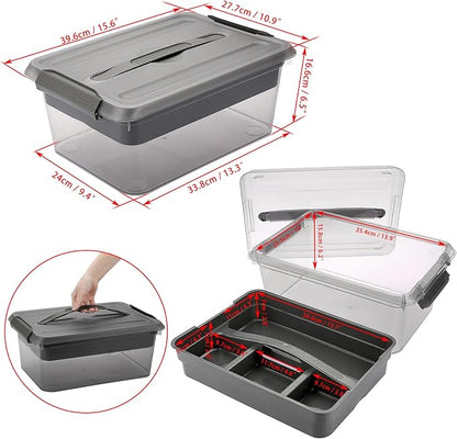 BTSKY Stack & Carry Box, Art Craft Supplies - Image 3
