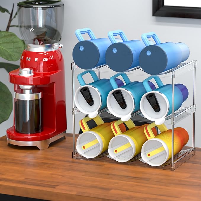 Yieach 3 Tier Stackable Water Bottle Holder - Image 5