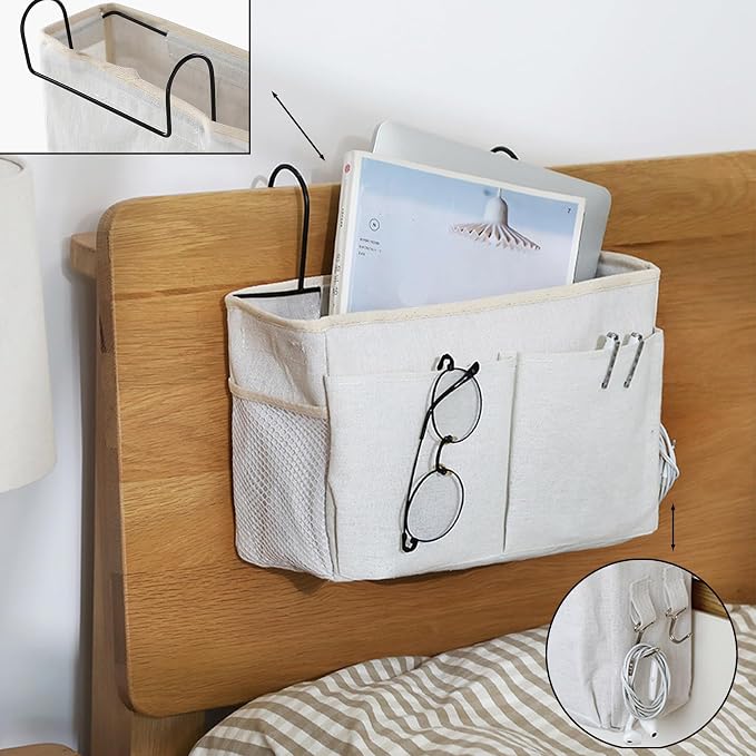 Bedside Caddy Organizer Hanging Storage Basket - Image 5