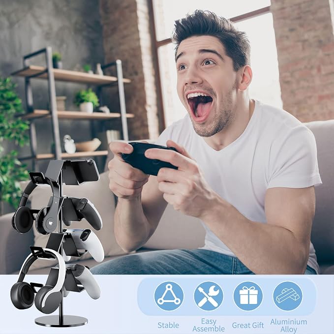 Controller Holder 4 Tier, Headphone Stand - Image 6