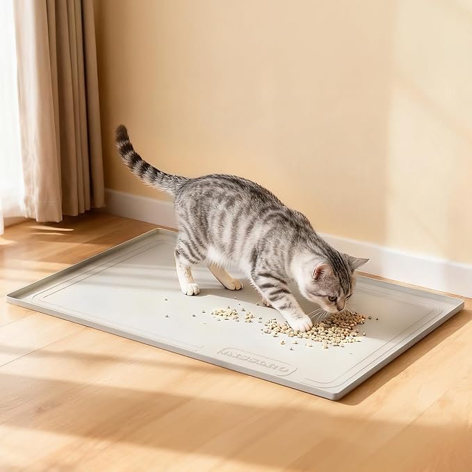 Aisslro Under Sink Mat 34" X 22", Waterproof Silicone Cabinet Organizer - Image 6