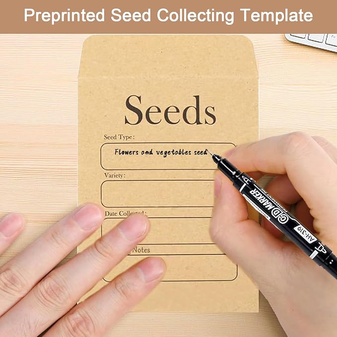100 Pcs Seed Envelopes - Image 3