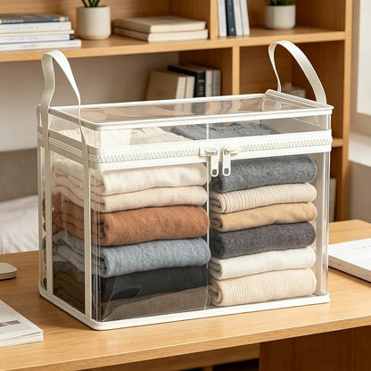 Large Clear Thick Plastic Storage Box - Image 5