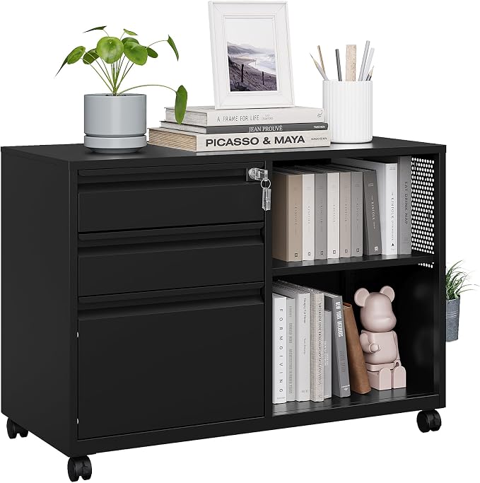 MIIIKO 3 Drawer File Cabinet by MIIIKOOfficeFurniture