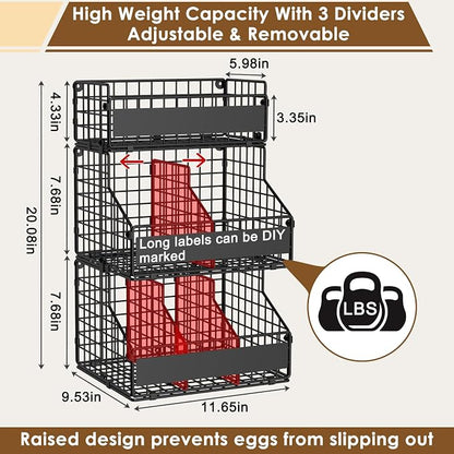 3-Tier Egg Holder Countertop - Image 4