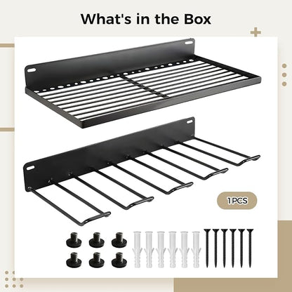 2 Resin Wall-Mounted Shed Shelves, Tool Organizer - Image 5