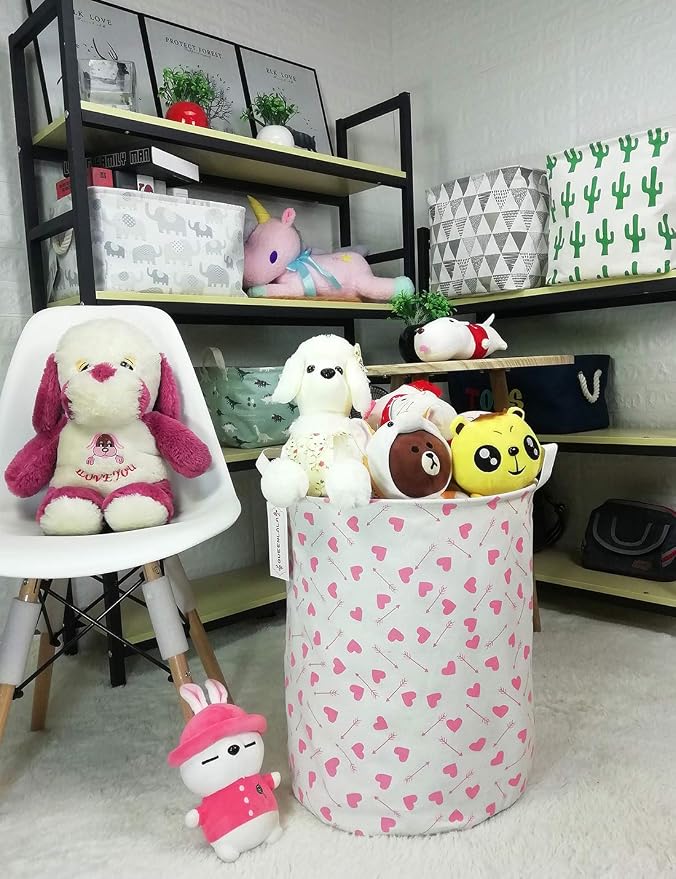 QUEENLALA Large Storage Basket, Laundry Hamper/Bathroom/Home Decor/Collapsible - Image 8