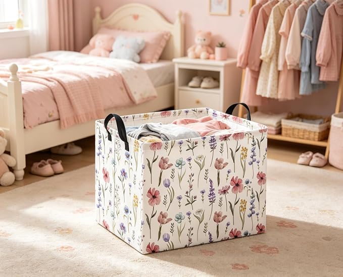 Rectangular Baby Kids Storage Basket - Image 5