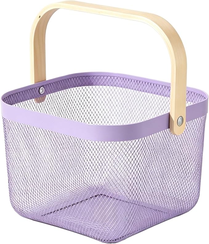 AJIODA Metal Mesh Wire Basket, Small Steel Basket by AJIODA