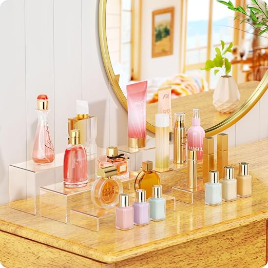 NIUBEE Acrylic Display Riser, Collectibles Display Stands Shelf - Image 7