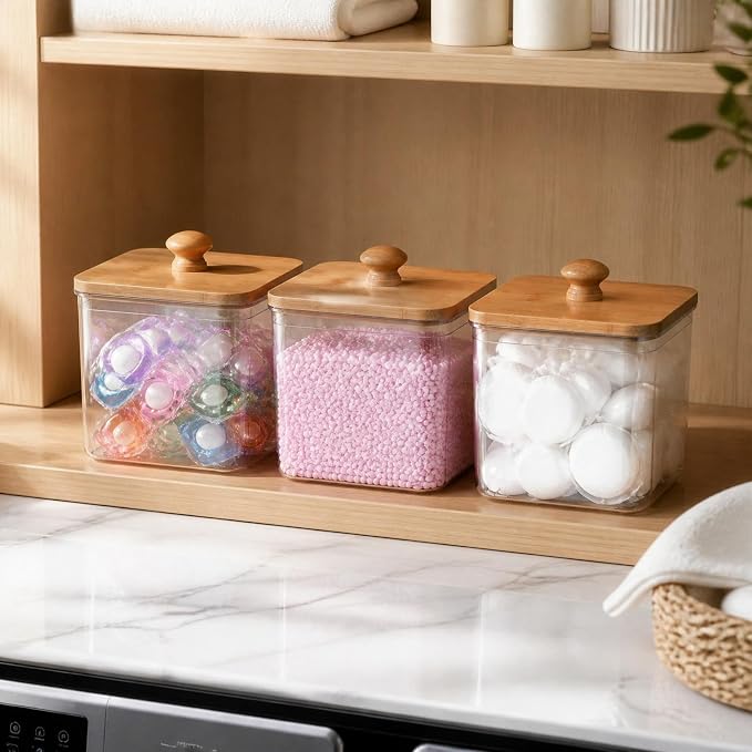 Laundry Pods Storage Canister, Airtight Container - Image 4