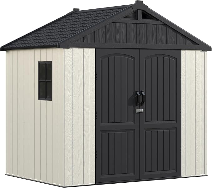Devoko Plastic Outdoor Storage Shed - Image 9