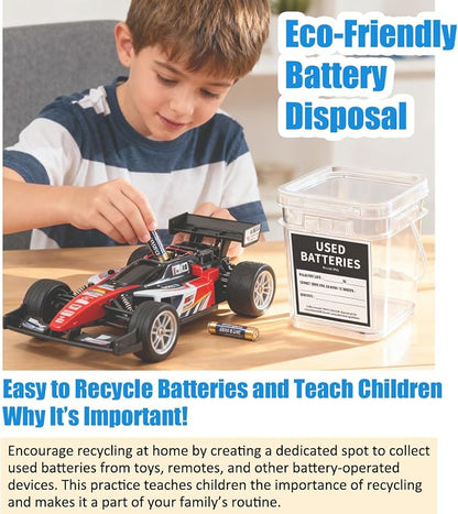 2 Pcs Battery Recycling Container - Image 4