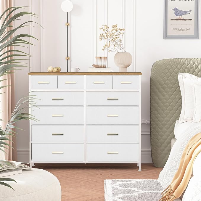 VASICAR White Dresser for Bedroom - Image 2
