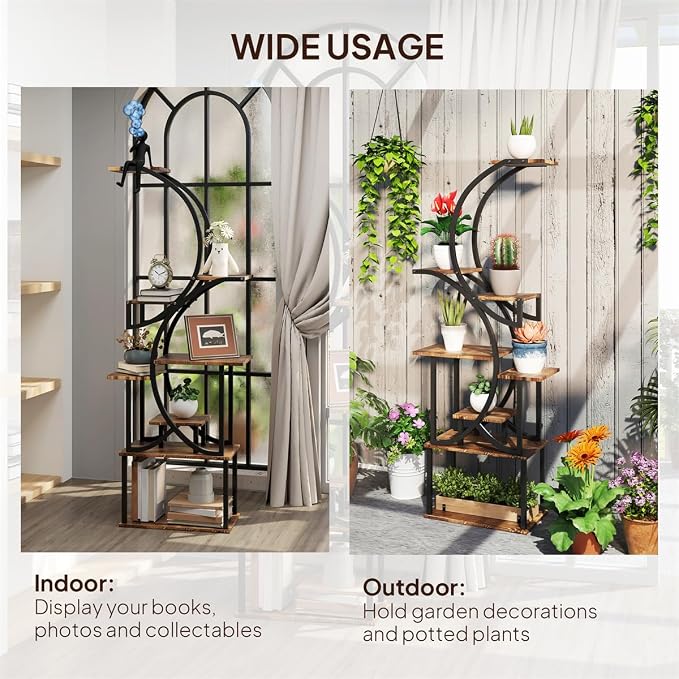 Plant Stand, Plant Stands for Indoor Plants Plant Shelf Outdoor Plant Stands - Image 5