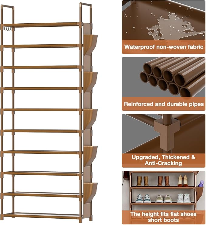 LUKYTOWER Tall Shoe Rack - Image 6