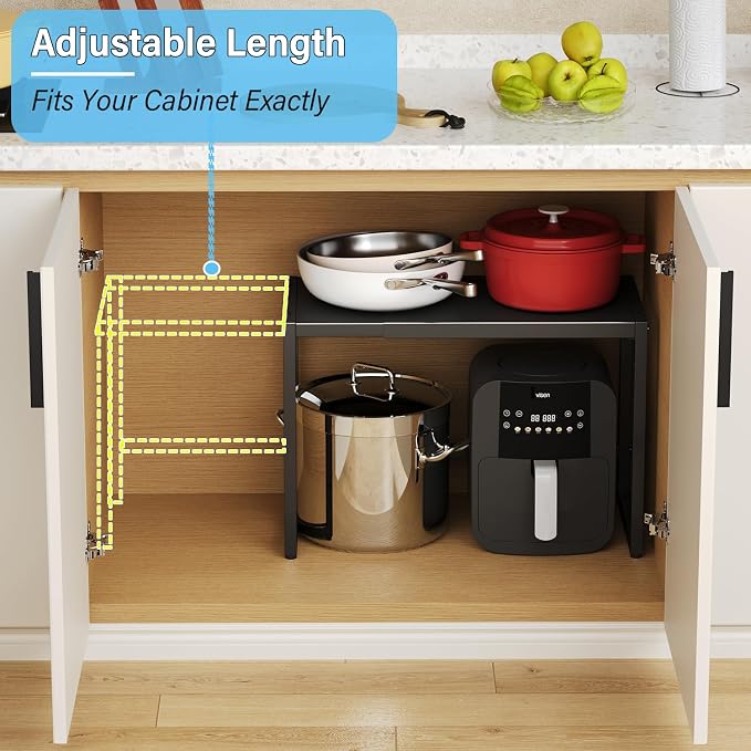 Expandable 150 LBS Heavy Duty Storage Shelves, Metal Shelving Unit - Image 4