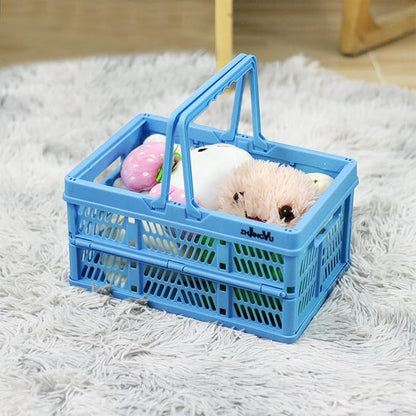 ZHJINGYU crates for storage, plastic baskets for organizing, collapsible - Image 6