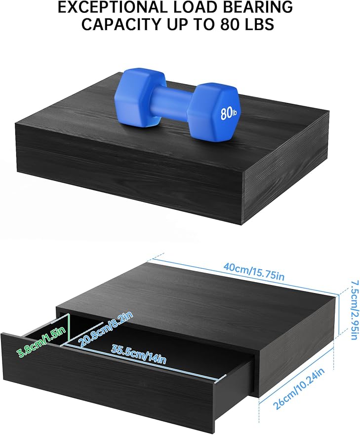 NiHome Floating Nightstand - Image 2